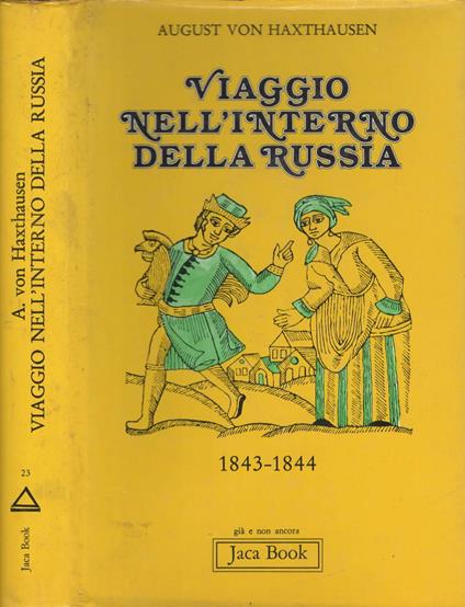 Viaggio nell'interno della Russia 1843-1844 di August Von Haxthausen - copertina