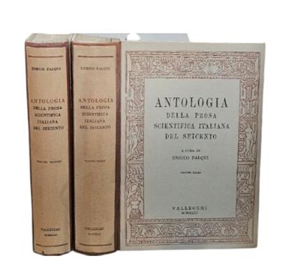 Antologia della prosa scientifica del seicento di Enrico Falqui - Enrico Falqui - copertina
