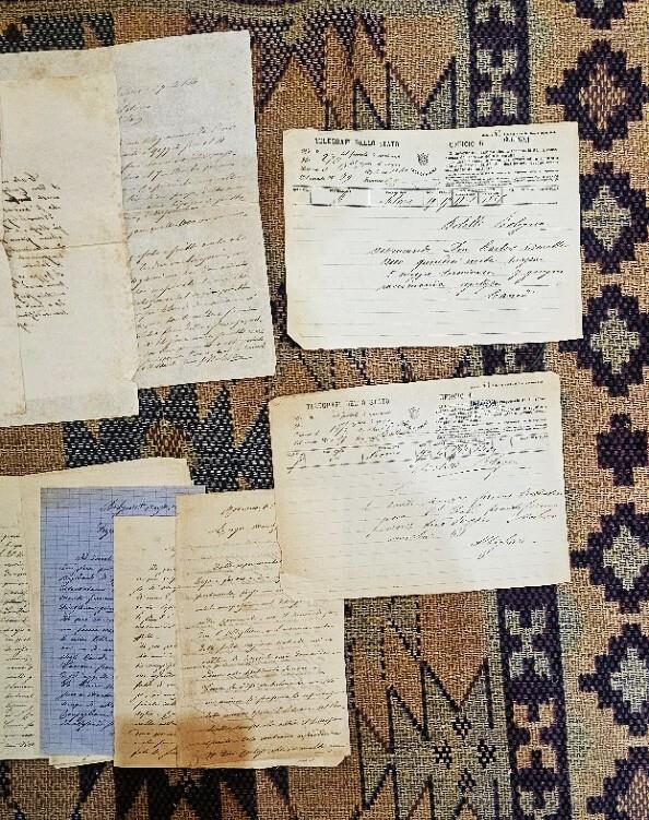 carteggio di 24 lettere tra Giovanni Bolelli e il Marchese Gherardini 1874