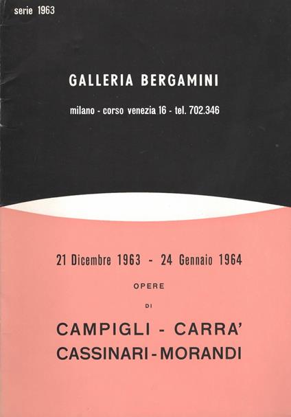 Campigli - Carrà - Cassinari - Morandi - copertina