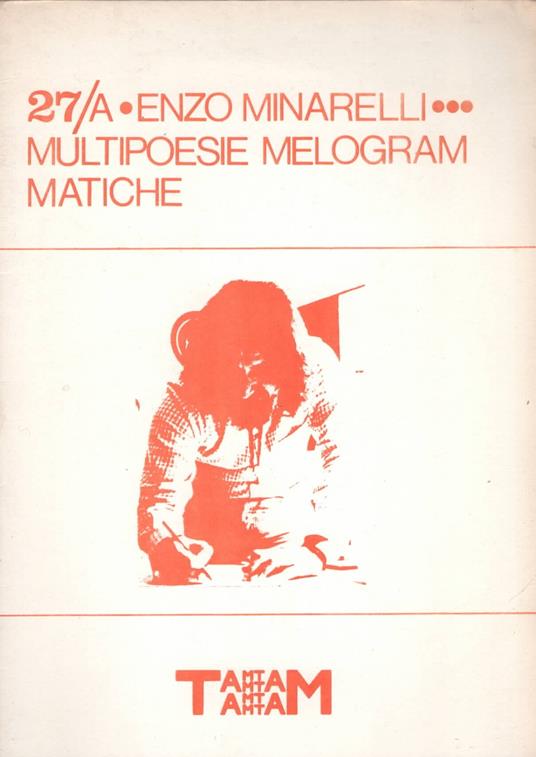 Minarelli, multipoesie Melogrammatiche (tam tam 1981) - copertina