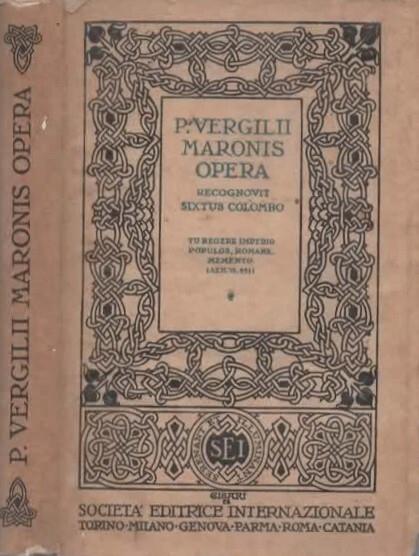 P. Vergilii Maronis - decogravit Sixtus Colombo - copertina