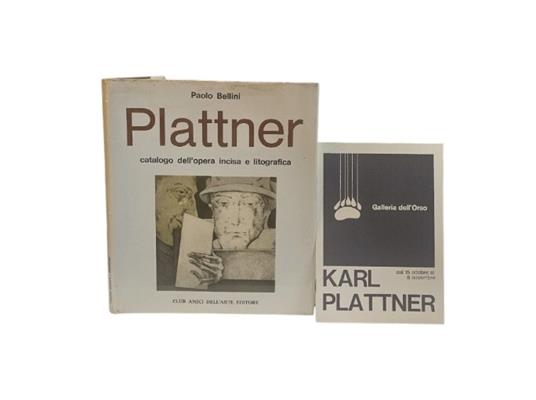 Plattner. Catalogo dell'opera incisa e litografica - copertina