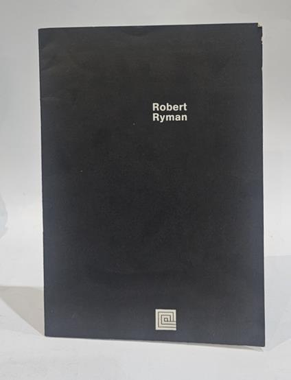 Robert Ryman - copertina