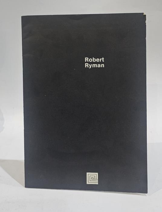 Robert Ryman - copertina
