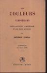 Des couleurs symboliques dans l'antiquité, le Moyen-Age et les temps modernes - Emmanuel Portal - copertina