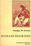Scuola di tolleranza - Giuseppe De Lorenzo - copertina