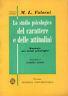 Lo studio psicologico del carattere e delle attitudini - M. Luisa Falorni - copertina