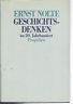 Geschichts-Denken - Ernst Nolte - copertina