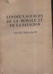 Les deux sources de la morale et de la religion - Henri Bergson - copertina