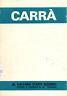 Carlo Carrà - E. Tavoni - copertina
