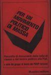 Per un movimento politico di massa