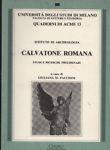 Calvatone romana. Studi e ricerche preliminari