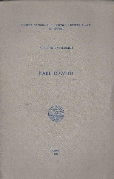 Karl Löwith - Mario Caracciolo - copertina