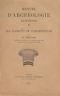 Manuel d'archeologie egyptienne. Les elements de l'architecture