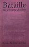 Sur Georges Bataille par Philippe Audoin