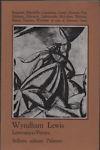 Wyndham Lewis. Letteratura/Pittura - Ernesto Cianci - copertina