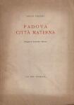 Padova città materna - Nino Valeri - copertina