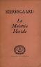 La malattia mortale - Sören Kierkegaard - copertina