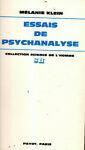 Essais de psychanalyse - copertina