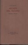 Archivi del nuovo - Renzo Cremante - copertina