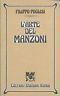 L' arte del Manzoni - Filippo Puglisi - copertina