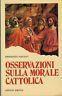Osservazioni sulla morale cattolica - Alessandro Manzoni - copertina