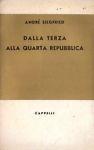 Dalla terza alla quarta Repubblica - André Siegfried - copertina