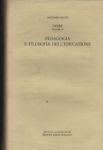 Pedagogia e filosofia dell'educazione - Antonio Banfi - copertina