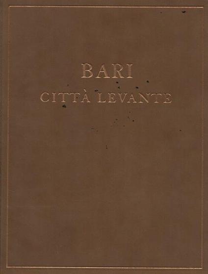 Bari città levante - copertina