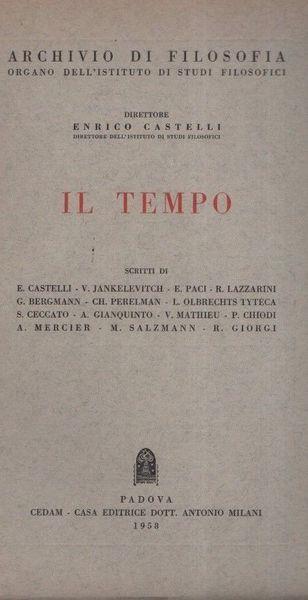 Il tempo - copertina