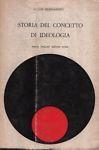 Storia del concetto di ideologia - Mongardini - copertina