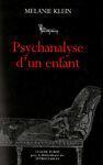 Psychanalyse d'un enfant - Melanie Klein - copertina