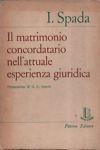 Il matrimonio concordatario nell'attuale esperienza giuridica