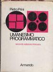 Umanesimo Programmatico - Pietro Prini - copertina