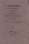 L' elefanticidio in Venezia dell'anno 1819 - Umberto Bonmartini - copertina