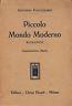 Piccolo mondo moderno - Antonio Fogazzaro - copertina