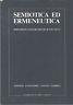 Semiotica Ed Ermeneutica - copertina
