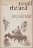 Travail theatral. Cahiers trimestriels n. 10, octobre - janvier 1973 - copertina
