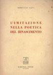 L' imitazione nella poetica del Rinascimento