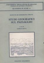 Studi geografici sul paesaggio