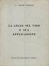 La legge sul vino e sua applicazione - P. Caviglia - copertina