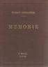 Memorie - G. Casati - copertina