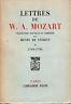 Lettres de W.A.Mozart - copertina