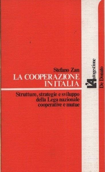 La cooperazione in Italia - Zan X - copertina