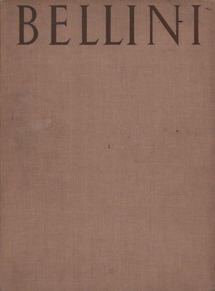 Bellini - Philip Hendy - copertina