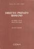 Diritto privato romano - copertina