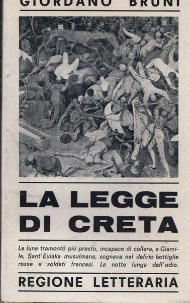 La legge di Creta - Angelo Cesare Bruni - copertina