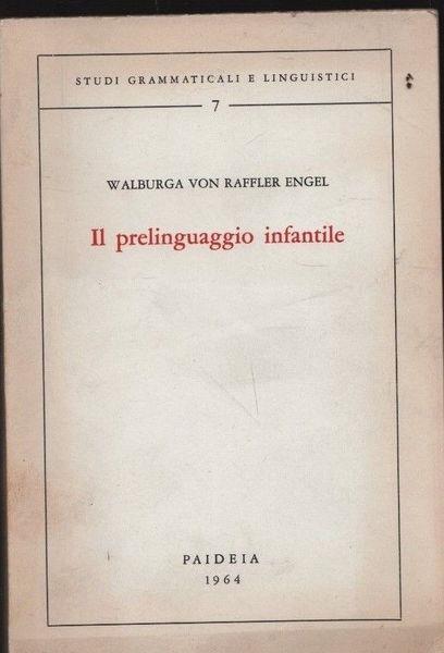 Il prelinguaggio infantile - copertina