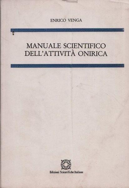 Manuale scientifico dell'attività onirica - copertina